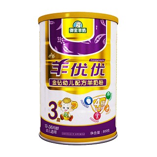 羊优优 金钻幼儿配方羊奶粉3段(百跃)