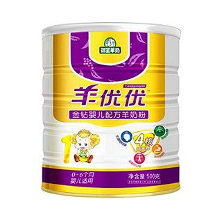 羊优优 金钻婴儿配方羊奶粉1段(百跃)