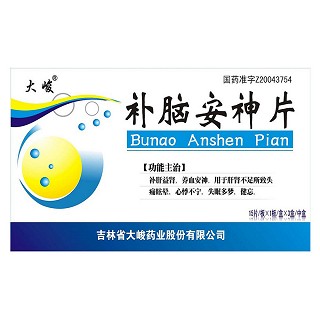 补脑安神片(大峻)
