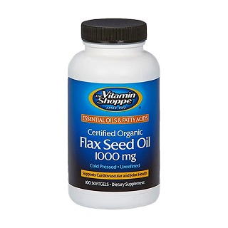 vitamin shoppe有机亚麻籽油精华营养软胶囊(sh)
