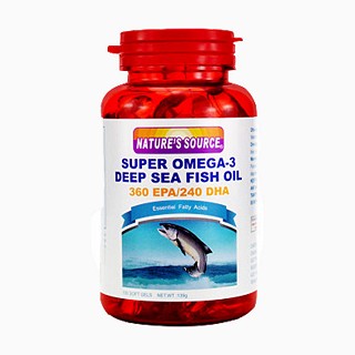 自然源泉natures source欧米伽3深海鱼油软胶囊(自然源泉)