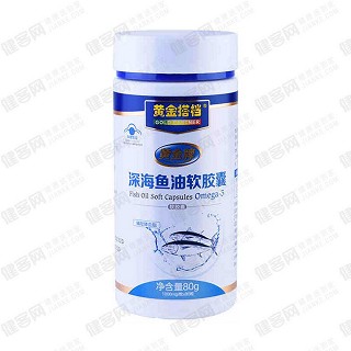 黄金搭档 黄金牌深海鱼油软胶囊(豪乐营养)