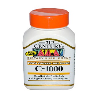 21st century health care 抗坏血酸 维生素c-1000缓释胶囊(150粒)