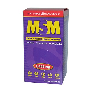 natural balance msm 肌肉健康支持片剂(natural)