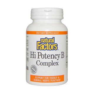 natural factors hi potency复合维生素b群胶囊 120粒装(natural)