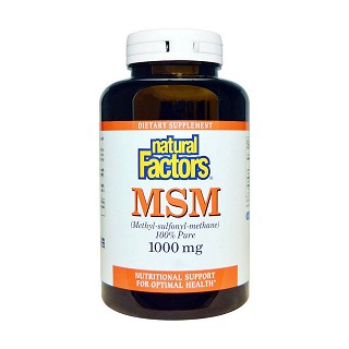 natural factors msm 1000mg 250 capsules(natural)