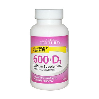 21st century health care 钙600+d3 钙膳食补充片(health)