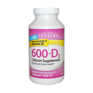 21st century health care 钙600+d3 钙膳食补充片(health)