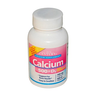 21st century health care 钙500+维生素d3胶囊(health)