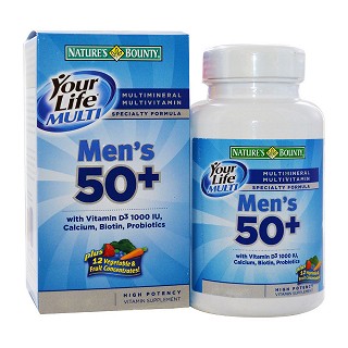 natures bounty your life multi mens 50+(natures)