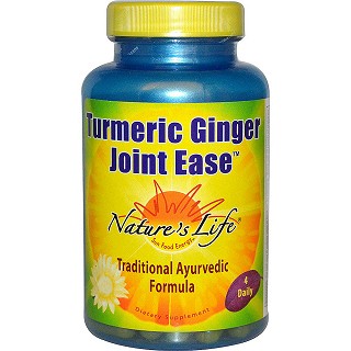 natures life turmeric ginger joint ease 120粒(越美)