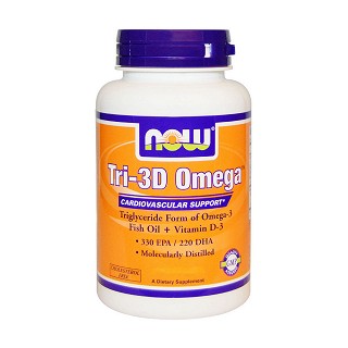 now foods tri-3d omega软胶囊 180粒(fooods)