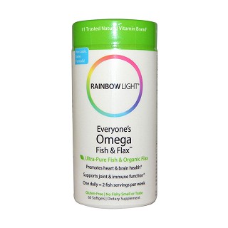 rainbow light everyone's omega fish & flax oil(rainbow)