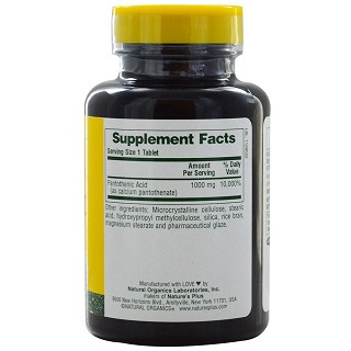 natures plus pantothenic acid(natures)