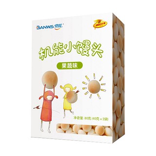 伴娃宝宝饼干机能小馒头果蔬味(嘉士威)