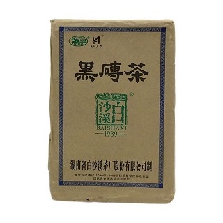 梅山崖 安化黑茶 白沙溪黑砖 1000克装(白沙溪茶厂)