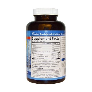 carlson labs 浓缩鱼油膳食补充软胶囊(carlson)