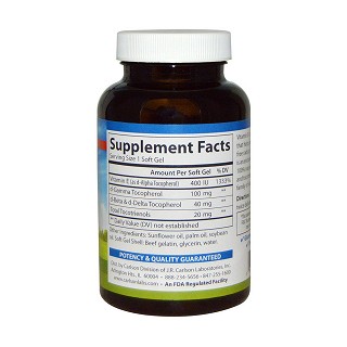 carlson labs 天然维生素e胶囊(400iu 150s)