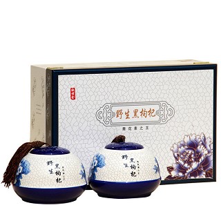 一品仙芝 野生无杆子黑枸杞子 300克装(华仙)