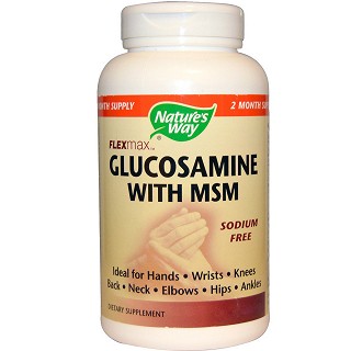 natures way glucosamine with msm 180片(natures)