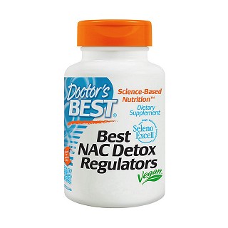 doctor's best n-乙酰半胱氨酸排毒调节素食胶囊(doctors)