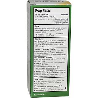 natures way 天竺葵感冒舒缓糖浆 薄荷味(natures)