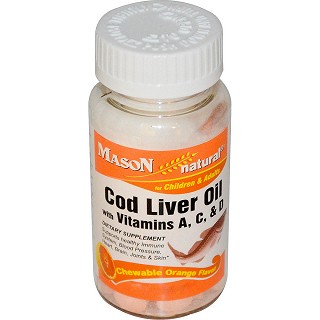 mason vitamins cod liver oil 120片(mason)