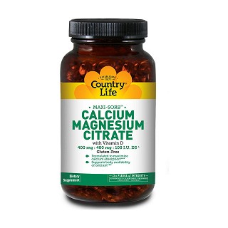 country life 柠檬酸镁钙胶囊(250粒)