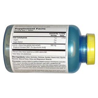 nature's life dgl licorice chewable(210片)