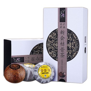 隔里邻舍 新会桔普茶 陈皮普洱茶(新会广云双宝陈皮)