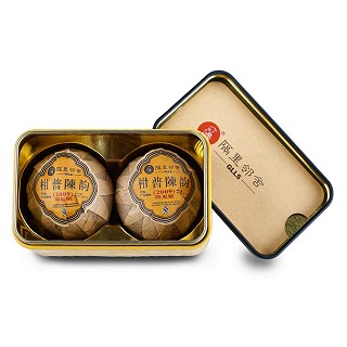 隔里邻舍 柑普陈韵 陈年普洱熟茶(200克)