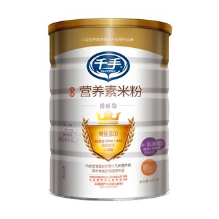 千手 金牌润畅1段4个月宝宝罐装婴儿米粉(千手佳优宝)