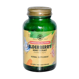 solgar 接骨木浆果提取物素食胶囊(solgar)