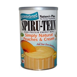 nature's plus spiru-tein 桃子奶油味 无糖(natures)