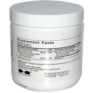 thorne research 钙镁柠檬酸泡腾粉 450克(thorne)