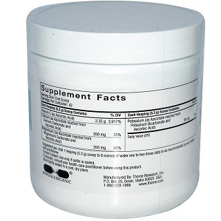thorne research 缓冲维生素c粉 350克(thorne)