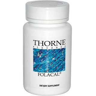 thorne research 叶酸素食胶囊 120粒(thorne)