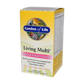 garden of life living multi 女士配方素食片(210粒)