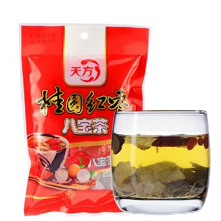 天方茶叶 桂圆红枣八宝茶(270克装)