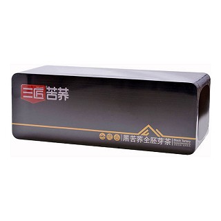 三匠 黑苦荞茶 荞麦茶 礼盒装 铁盒(三匠苦荞科技)