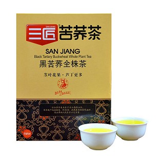 三匠 黑苦荞茶全株茶 麦香型 盒装(三匠苦荞科技)