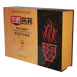 三匠 黑苦荞茶 全株茶 全胚芽型 礼盒装(300g)