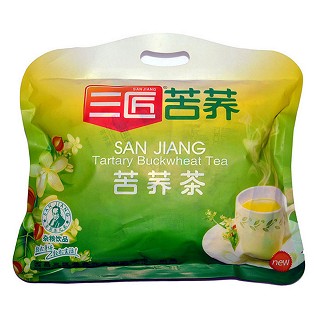 三匠 黄苦荞茶 无糖 麦香型 袋装(600g)