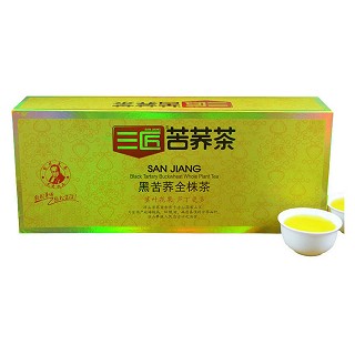 三匠 黑苦荞全株茶 麦香型 条盒装(300g)