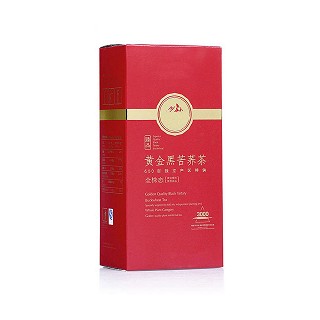 三匠 黑苦荞茶粗粮 杂粮  黄金全株盒装(三匠苦荞科技)