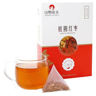 山野农夫 桂圆红枣枸杞茶 三角袋泡茶(100g)