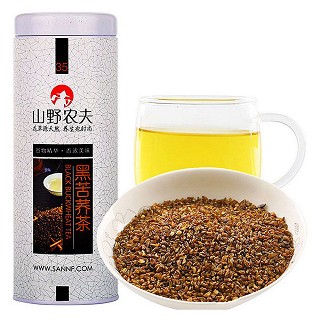 山野农夫 全胚芽原麦粒黑苦荞茶(300g)