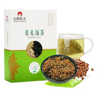 山野农夫 荞麦绿茶 三角袋泡茶(100g)