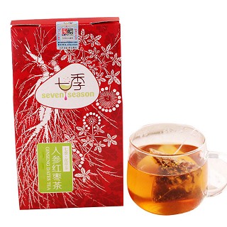 七季 养生茶饮 人参红枣茶(七季)