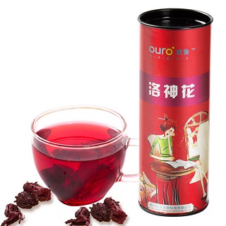 欧鲁 玫瑰茄花果茶 洛神花茶(40克)